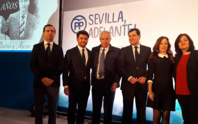 El PP de Sevilla celebra un acto homenaje a Alberto Jiménez Becerril y Ascensión García