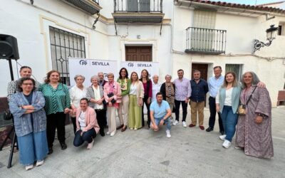 Presentación de la candidata del PP a la alcaldía de La Algaba, Emilia Cruz