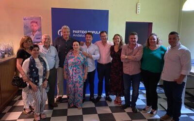 El PP celebra un acto público en Castilblanco de los Arroyos junto a su candidato popular Juan Antonio Romero