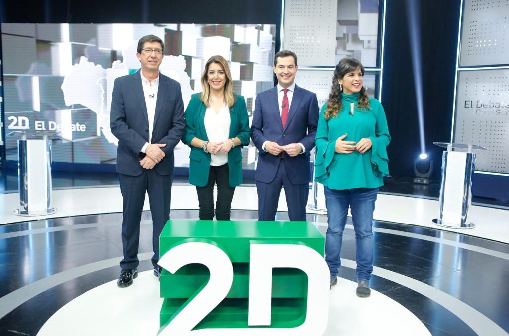 Debate Canal Sur: El PP es el único que garantiza cambio real, frente a un bloque de inmovilismo