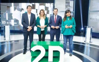 Debate Canal Sur: El PP es el único que garantiza cambio real, frente a un bloque de inmovilismo