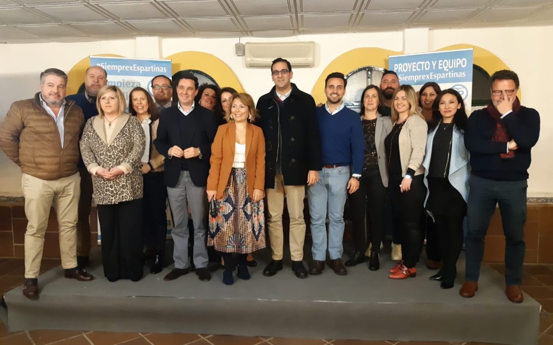 El PP de Sevilla anima a los populares de Espartinas a «continuar del lado de los vecinos» y a «restituir la estabilidad»