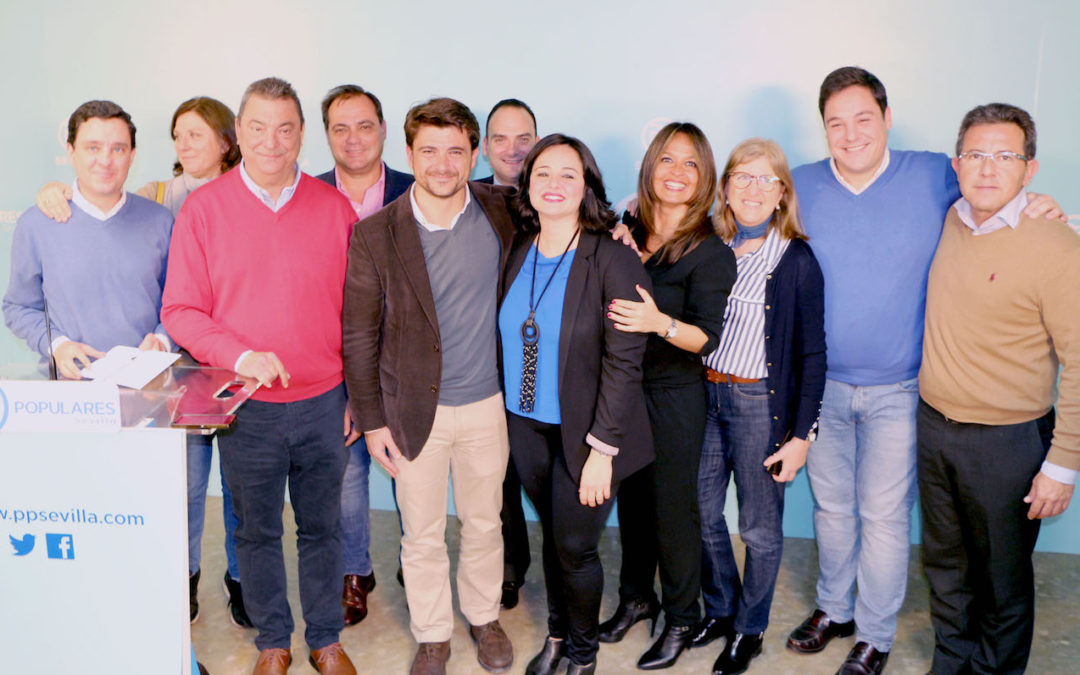 Virginia Pérez, subraya que el PP de Sevilla “cuenta con el mejor equipo y el mejor candidato», Beltrán Pérez