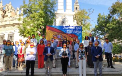 Virginia Pérez: “Hoy más que nunca debemos defender España ante el ataque frontal de miembros del gobierno a las instituciones”