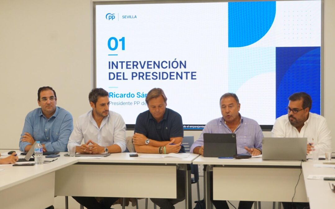 Ricardo Sánchez: “Frente a un PSOE de Sevilla arrodillado ante Sánchez, el PP representa la sensatez, la gestión y la defensa de los sevillanos”