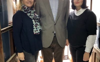 Virginia Pérez se reúne con el alcalde de Villanueva del Ariscal para abordar el retraso en la ejecución de la nueva salida a la A-49 desde Espartinas