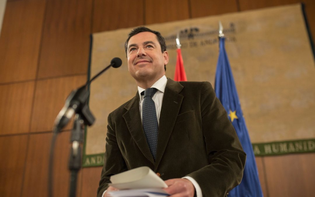 Juanma Moreno: “Hoy se abre una nueva página de la historia de Andalucía”