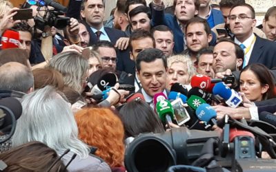 Juanma Moreno es ya el nuevo presidente de la Junta de Andalucía