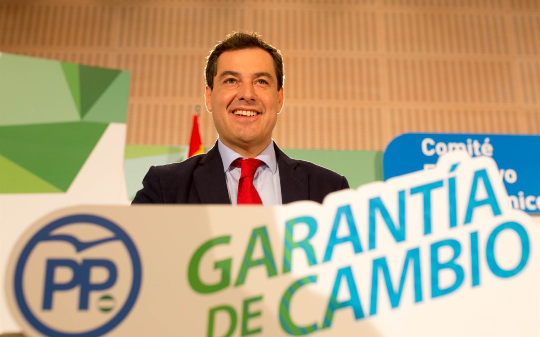 Juanma  Moreno advierte de que «no va a ceder en el liderazgo del cambio» porque tiene «toda la legitimidad»