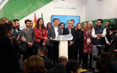 El cambio ha llegado a Andalucía y Juanma Moreno se presentará a la investidura como presidente de la Junta