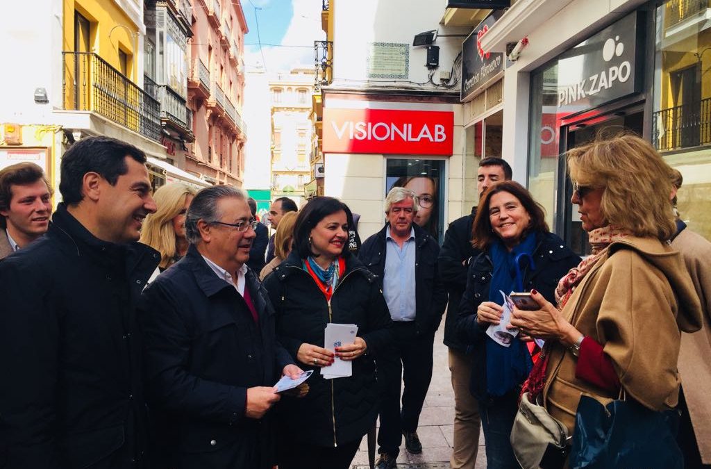 Juanma Moreno: «Casado muestra su gran compromiso con Andalucía y Sánchez huye para desmarcarse del mal resultado del PSOE»