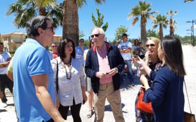 Isabel Díaz Cutiño celebra que la Junta de Andalucía retome el estudio del proyecto de la glorieta de la urbanización Las Palmeras de Olivares