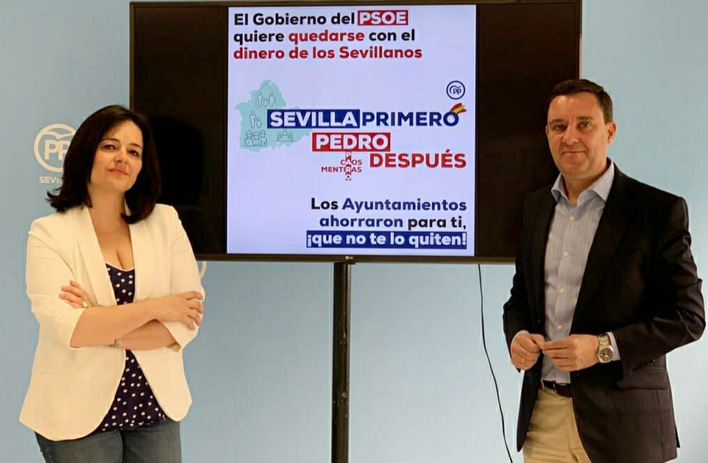El PP impulsa la campaña “Sevilla primero, Pedro después” para defender los ahorros de los ayuntamientos ante la ‘expropiación’ anunciada por Sánchez