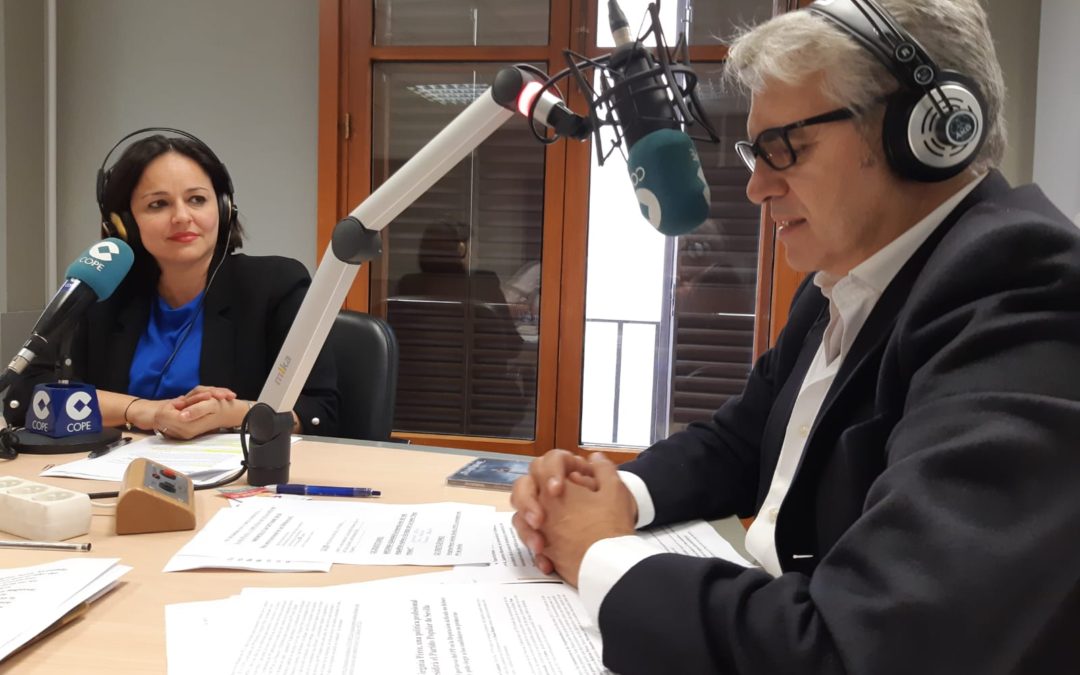 Virginia Pérez en Cope: » Juanma Moreno tiene en mente el mapa de Andalucía, las necesidades de los andaluces y sus soluciones»