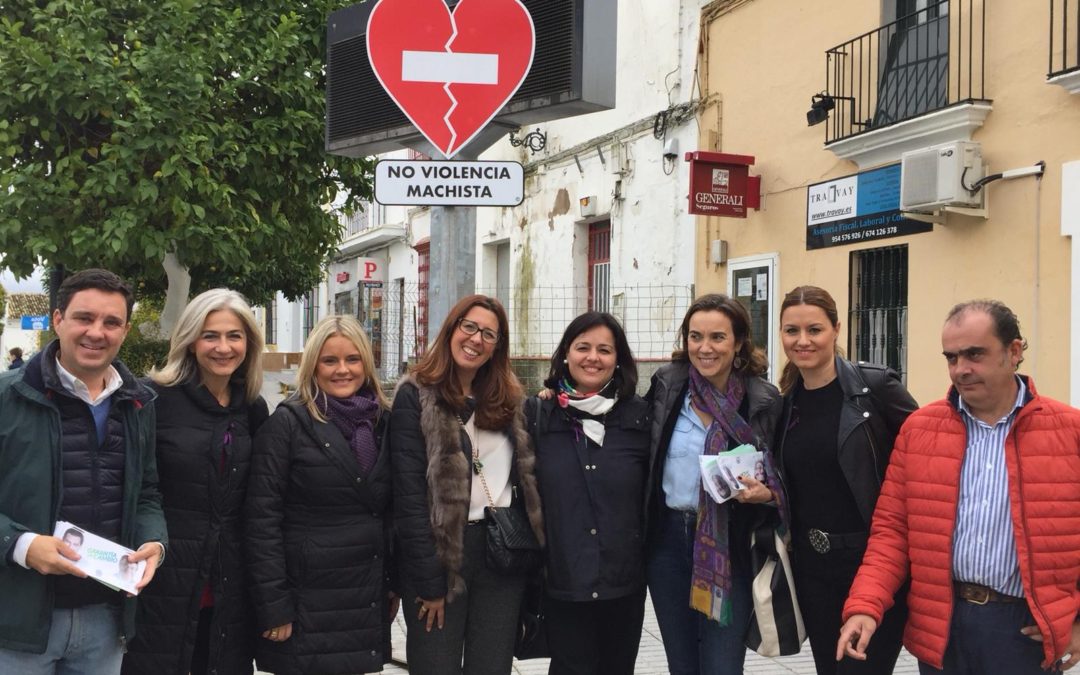 El PP de Sevilla muestra su compromiso frente a la violencia de género y su solidaridad con las víctimas
