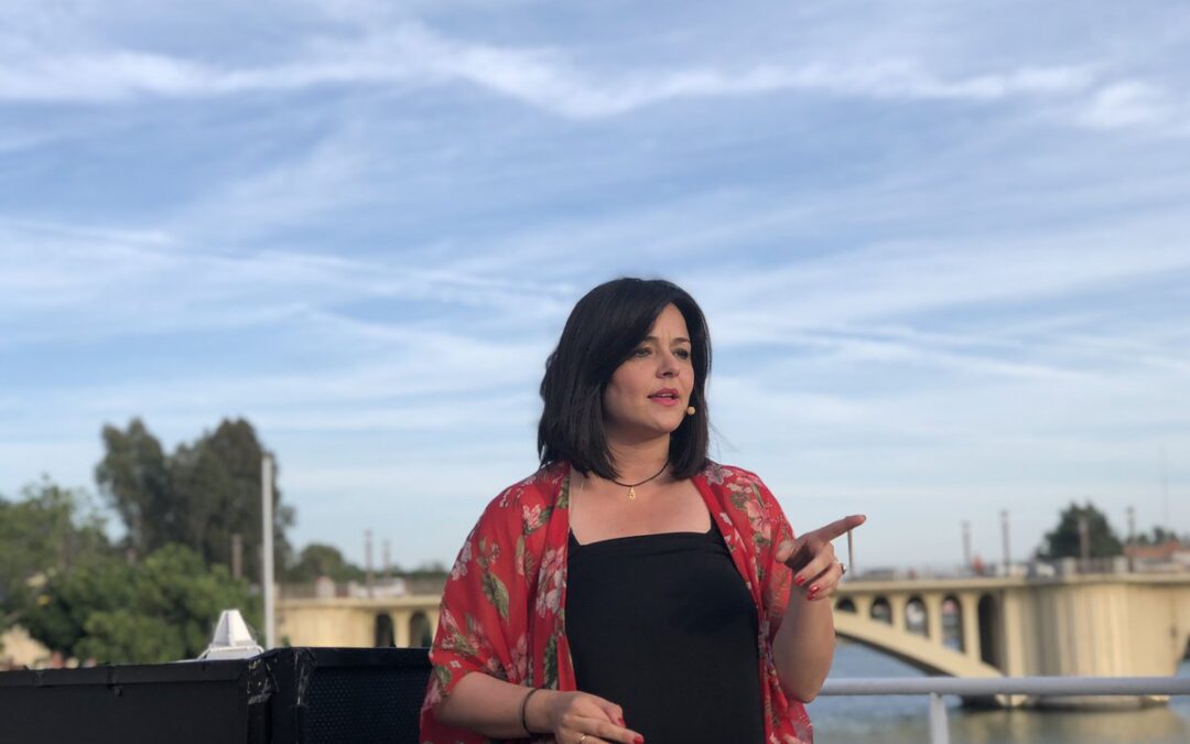 Virginia Pérez: “Es gratificante comprobar que el gobierno andaluz cumple con los dependientes sevillanos después de años abandonados”