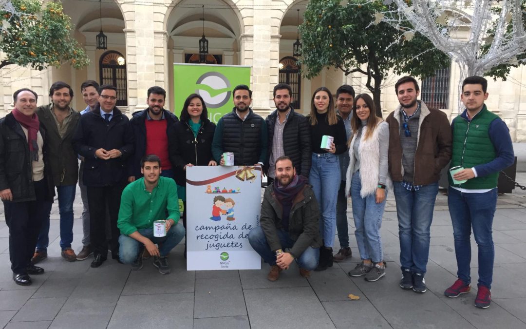 Virginia Pérez participa en la campaña “Ningún Niño sin Juguete” de Nuevas Generaciones