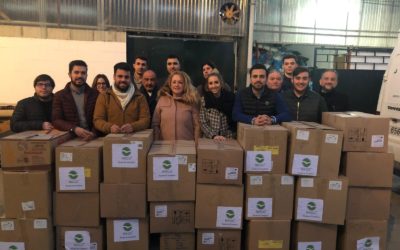 NNGG de Alcalá de Guadaíra entrega más de 400 kilos de ropa para las familias más desfavorecidas