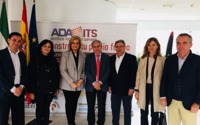 Fátima Báñez, Virginia Pérez y Juan Ignacio Zoido visitan el Instituto Tecnológico Superior ADA