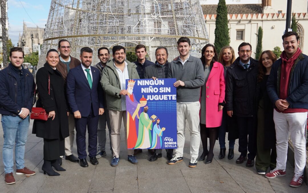 El NNGG de Sevilla pone en marcha su décimo octava edición de la campaña navideña ‘Ningún niño sin juguete’