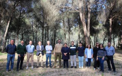 Curro Jiménez propone convertir el Pinar de Doña en un parque periurbano cuando sea alcalde de Utrera